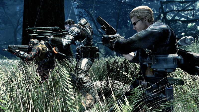 Illustration for article titled Marcus, Dom, And Wesker Party In Lost Planet 2